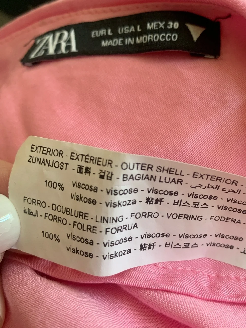 Zara Pink Satin Cowl Large Camisole Top
Excellent condition - Picture 4 of 4